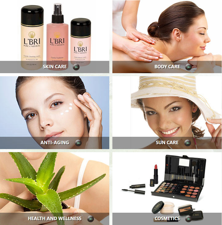 What are some products sold by L'Bri Skin Care?